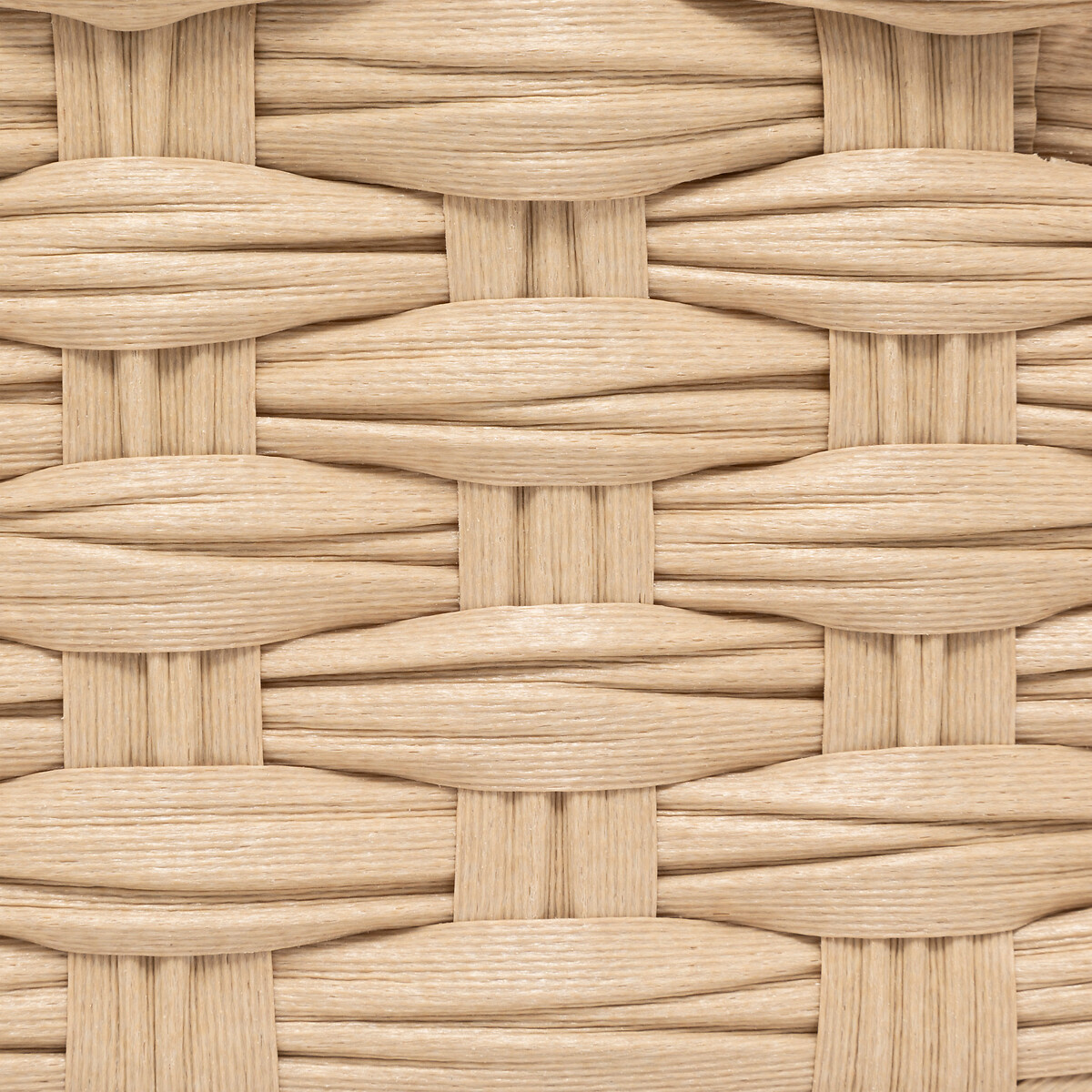 3 paniers tressées, beige Tresse