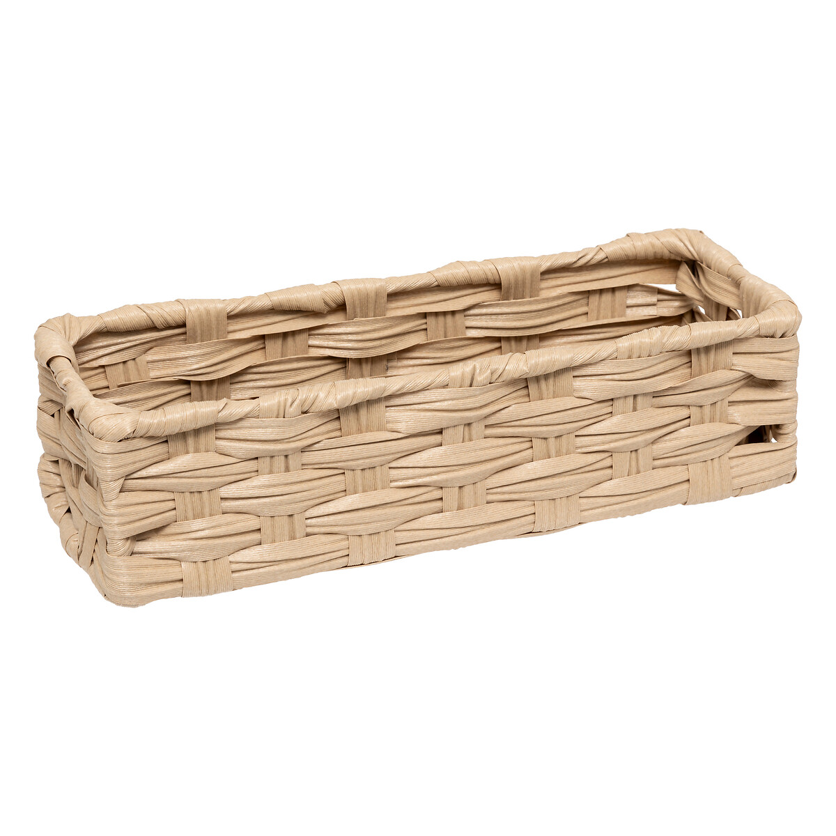 3 paniers tressées, beige