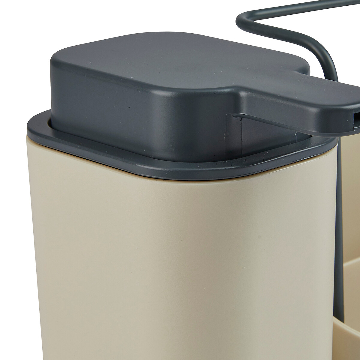 Organiseur évier avec distributeur 300ml, beige Néo
