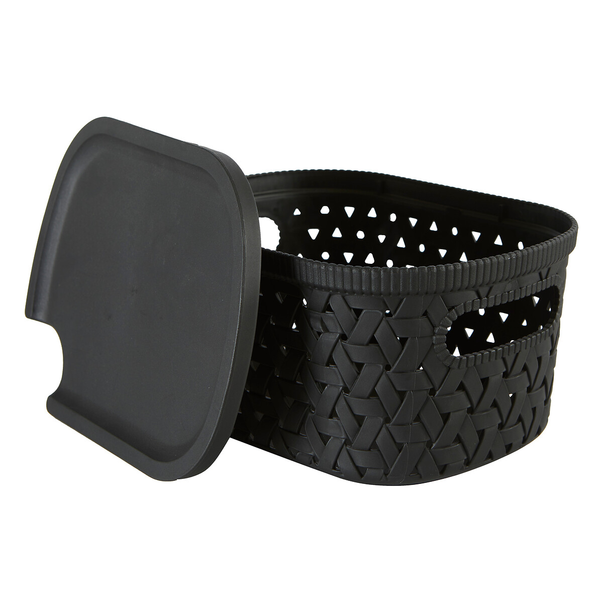 Panier en plastique 2,3l, noir