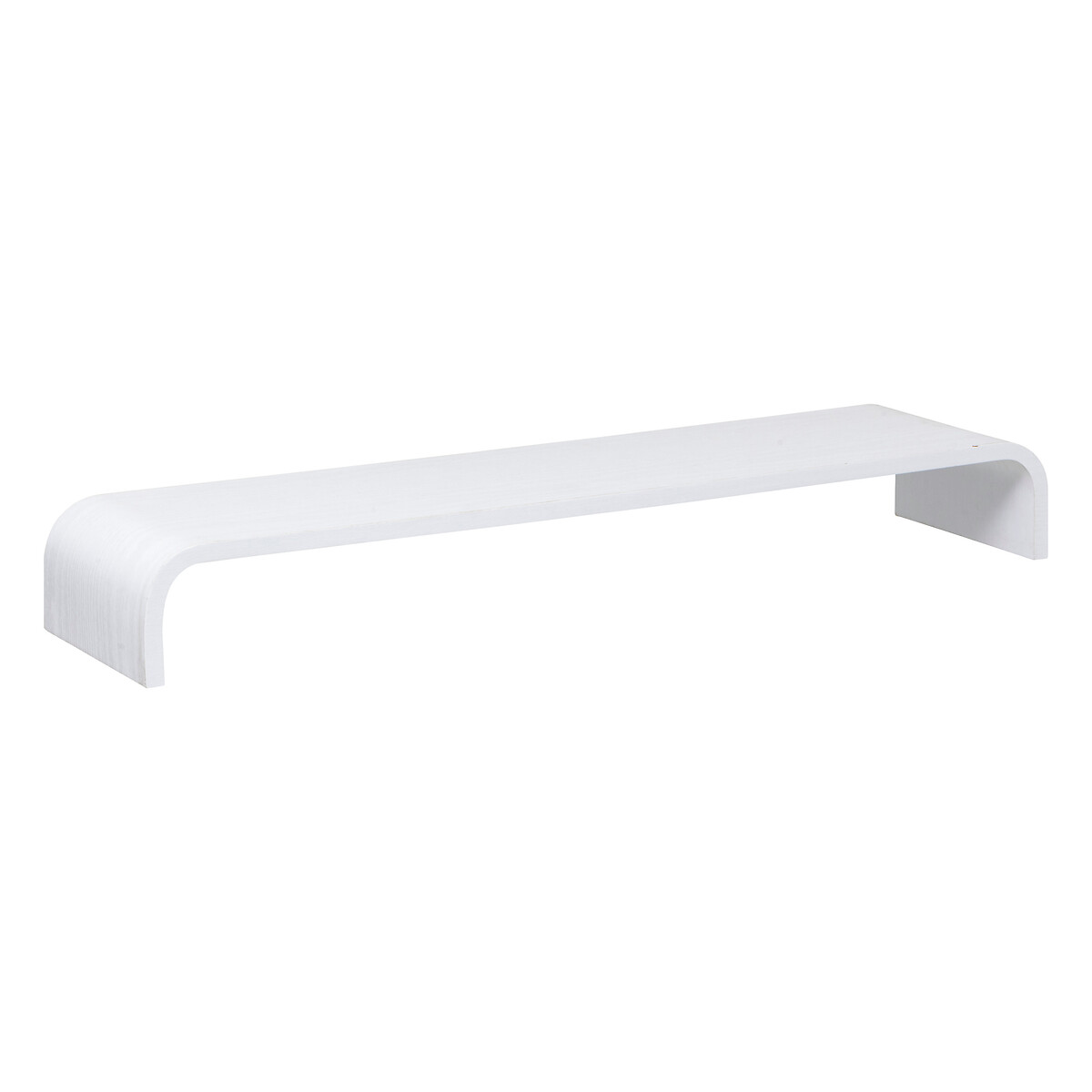 Etagère courbée, 80x20 cm, blanc