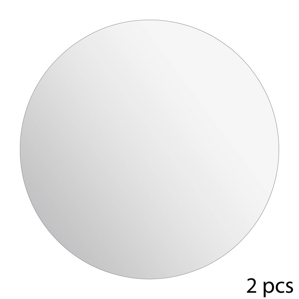 2 miroirs adhésifs ronds, d.40 cm