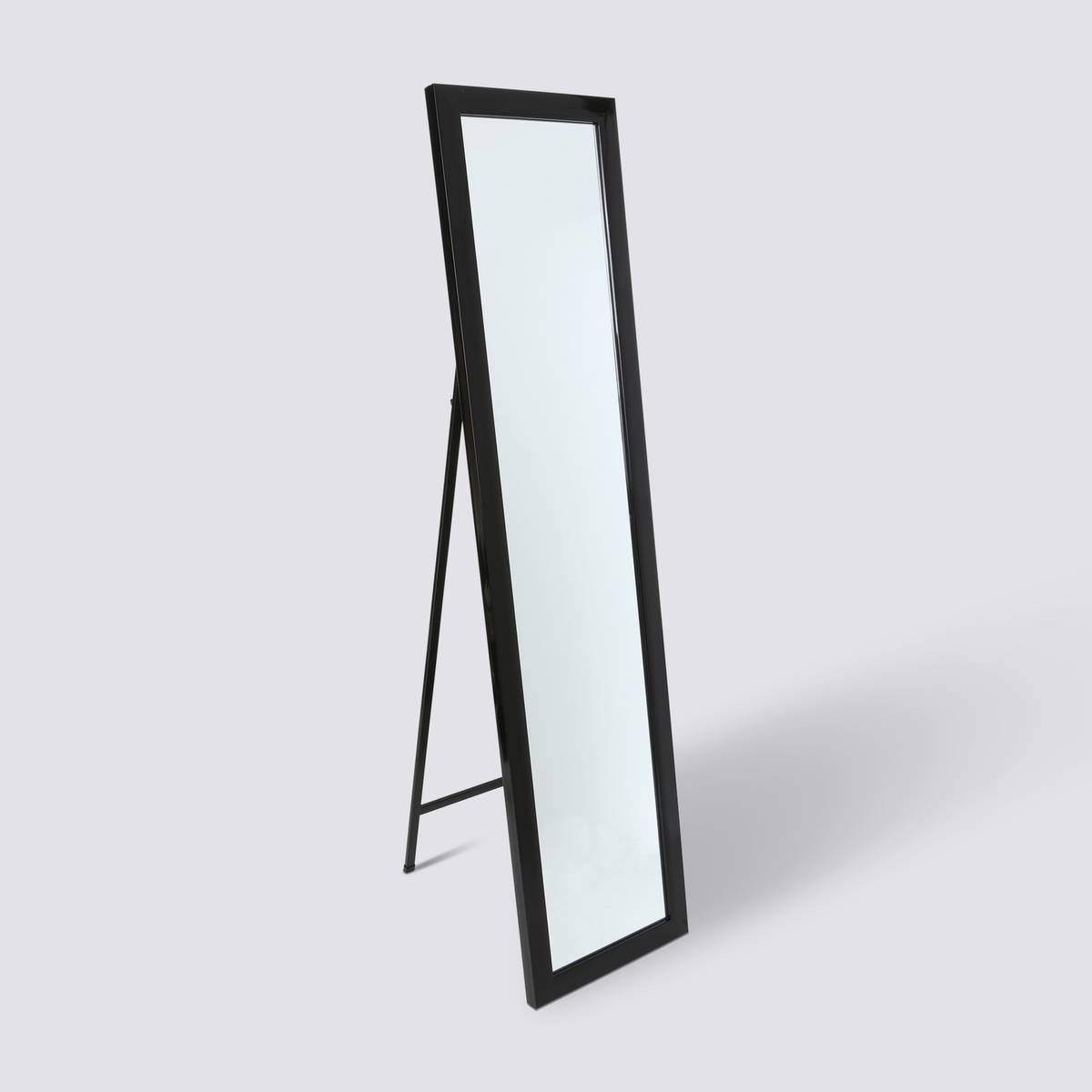 Miroir sur pied 155x35 cm, noir