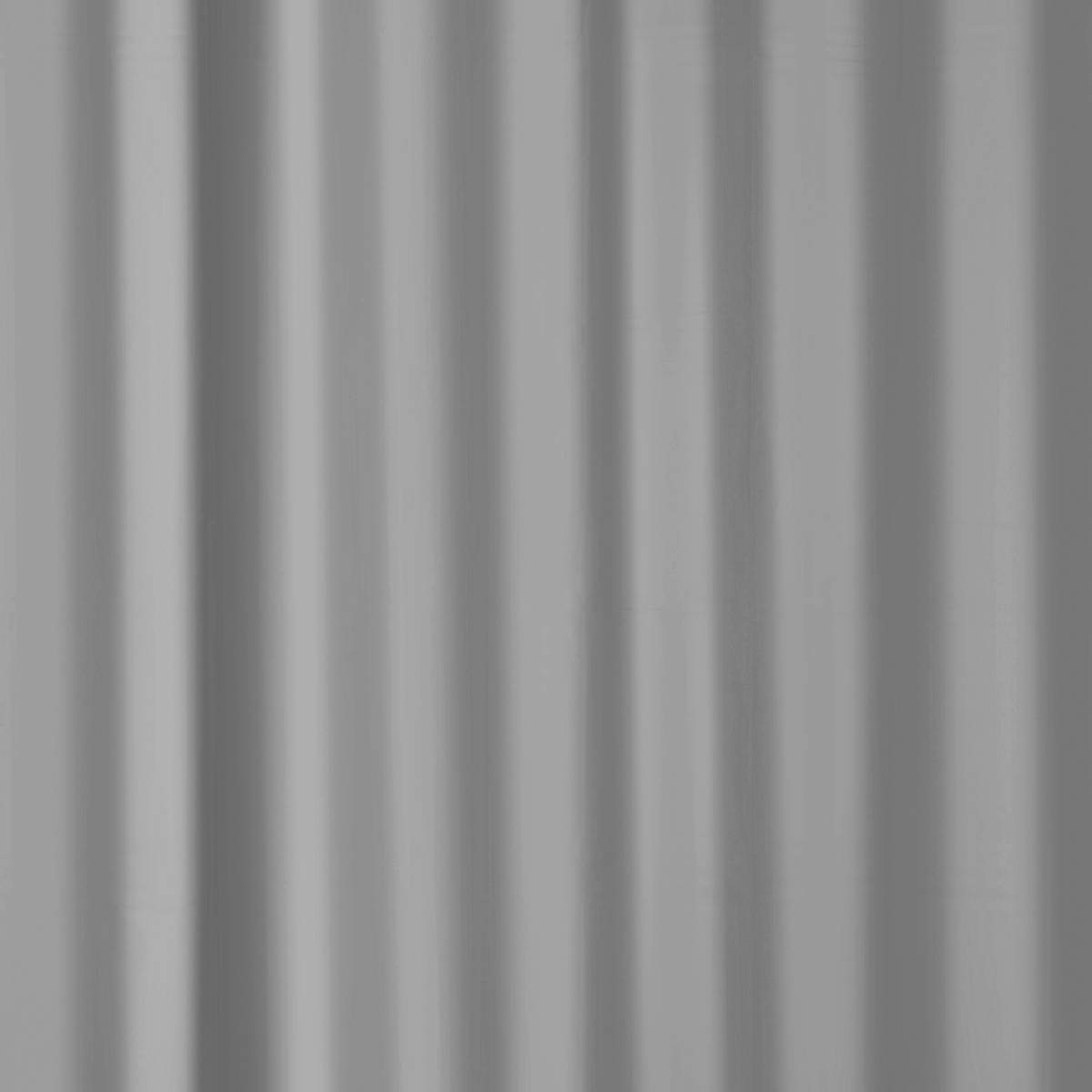 Rideau de douche 180x200cm, gris Colorama entrée de gamme