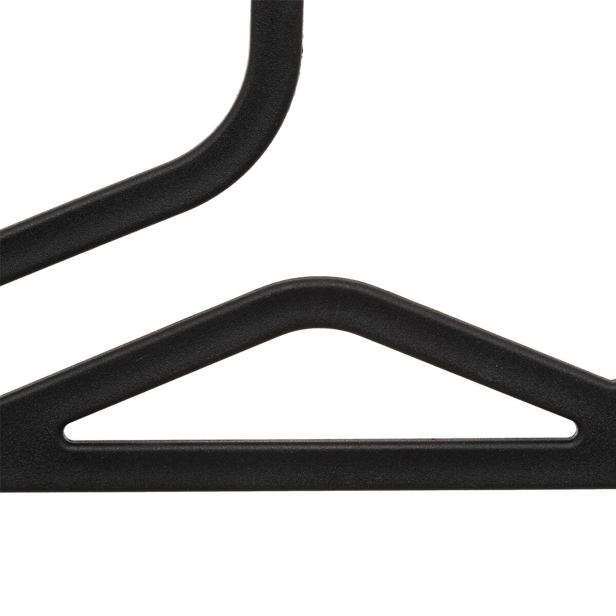 Lot de 5 cintres fins antidérapants, noir Hang'up