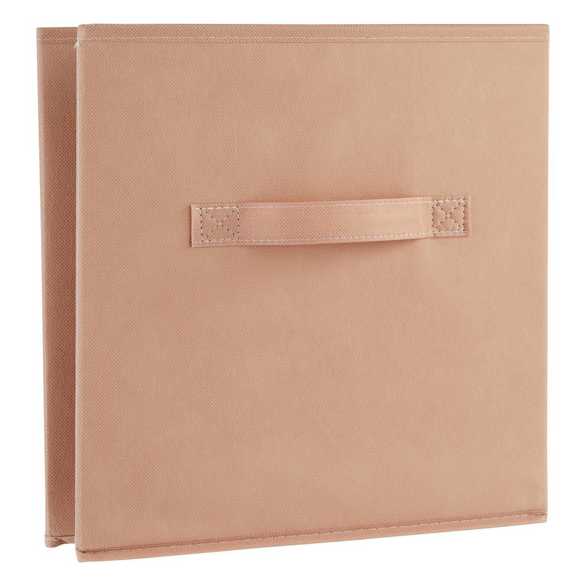 Panier tissu lanière 31x31 cm, rose blush Mix'n modul