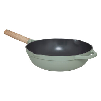 sauteuse-fonte-d-aluminium-vert-28-cm