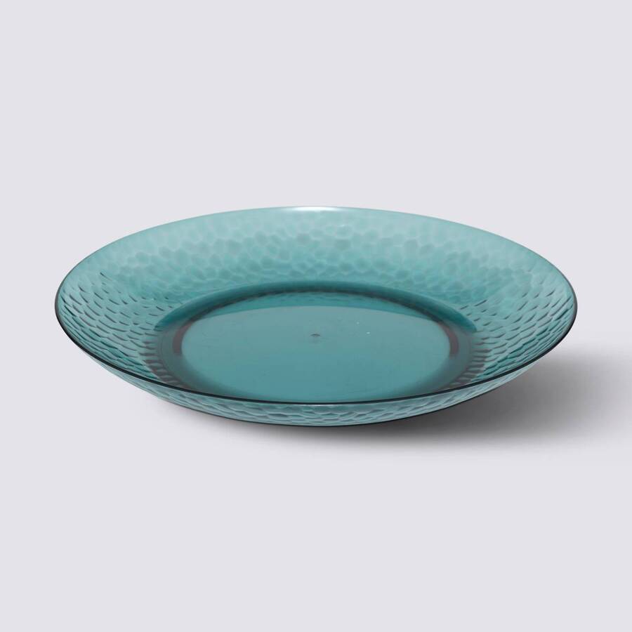 Assiette 27 cm, bleu pétrole Estiva