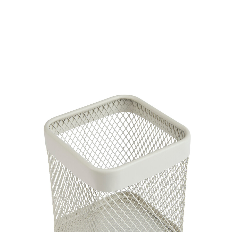 Pot à ustensiles métal, beige Mayaj