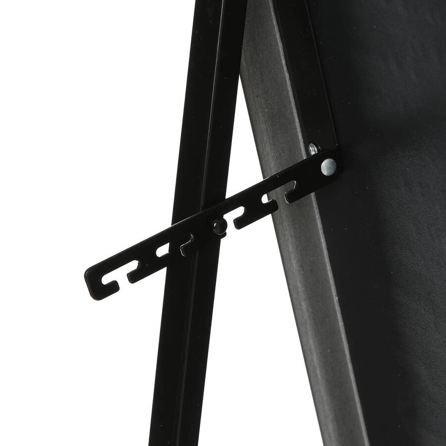 Miroir sur pied 155x35 cm, noir
