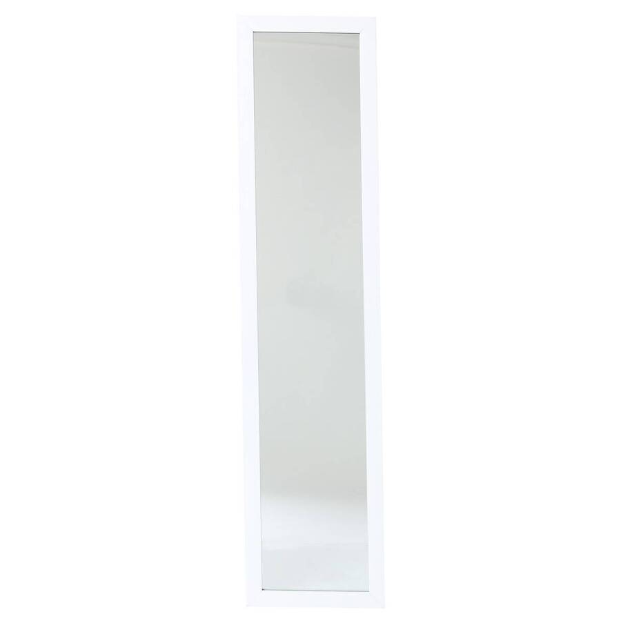Miroir sur pied 155x35 cm, blanc