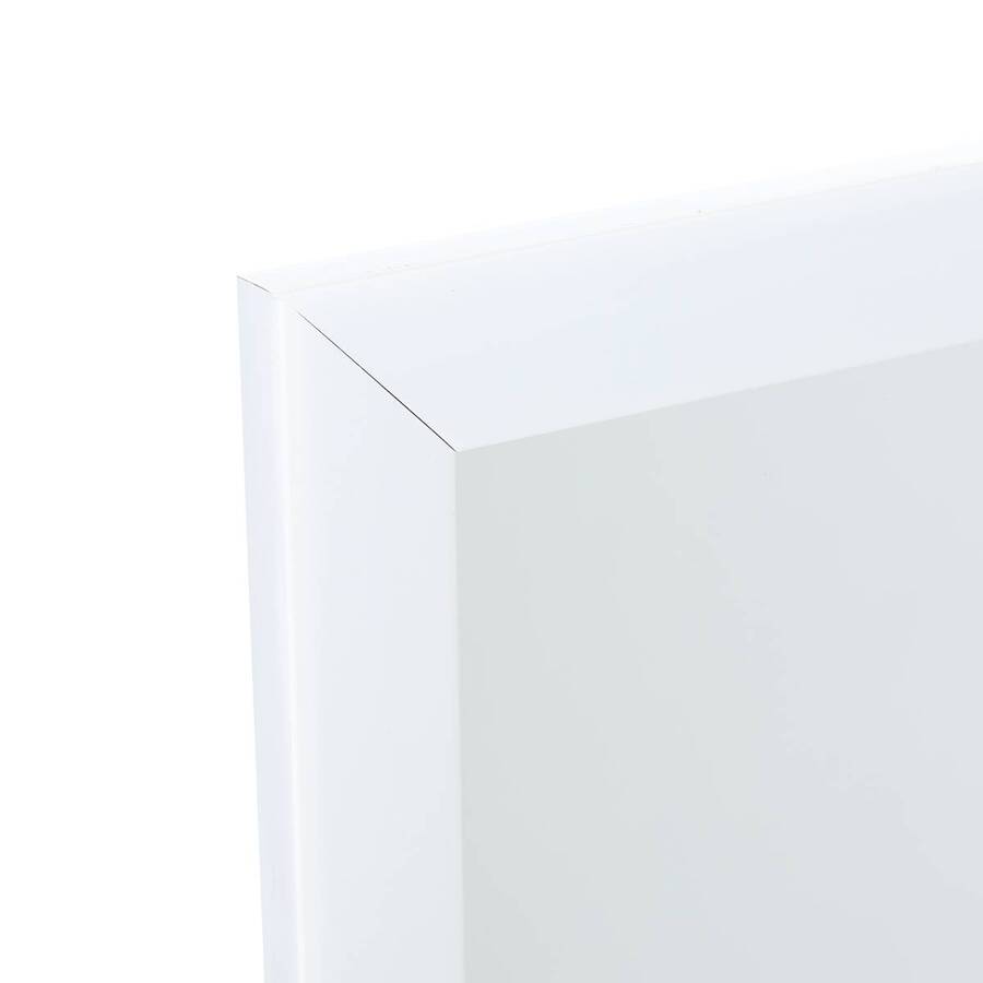 Miroir sur pied 155x35 cm, blanc