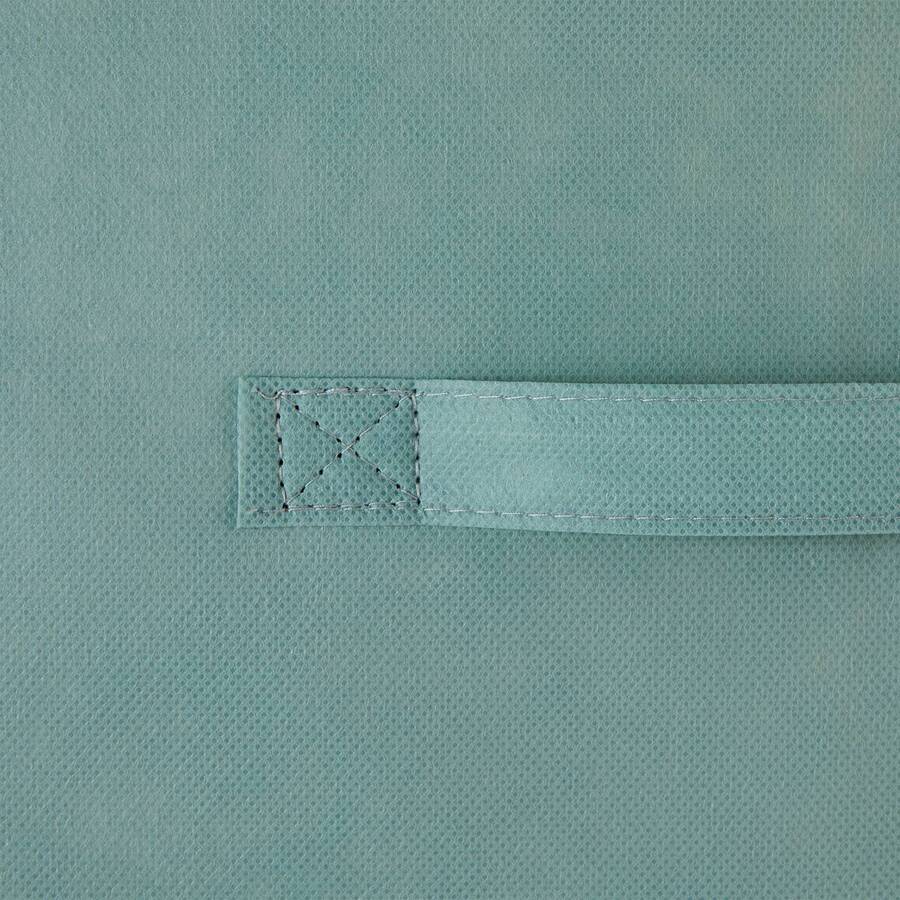 Panier tissu lanière 31x31 cm, vert céladon Mix'n modul