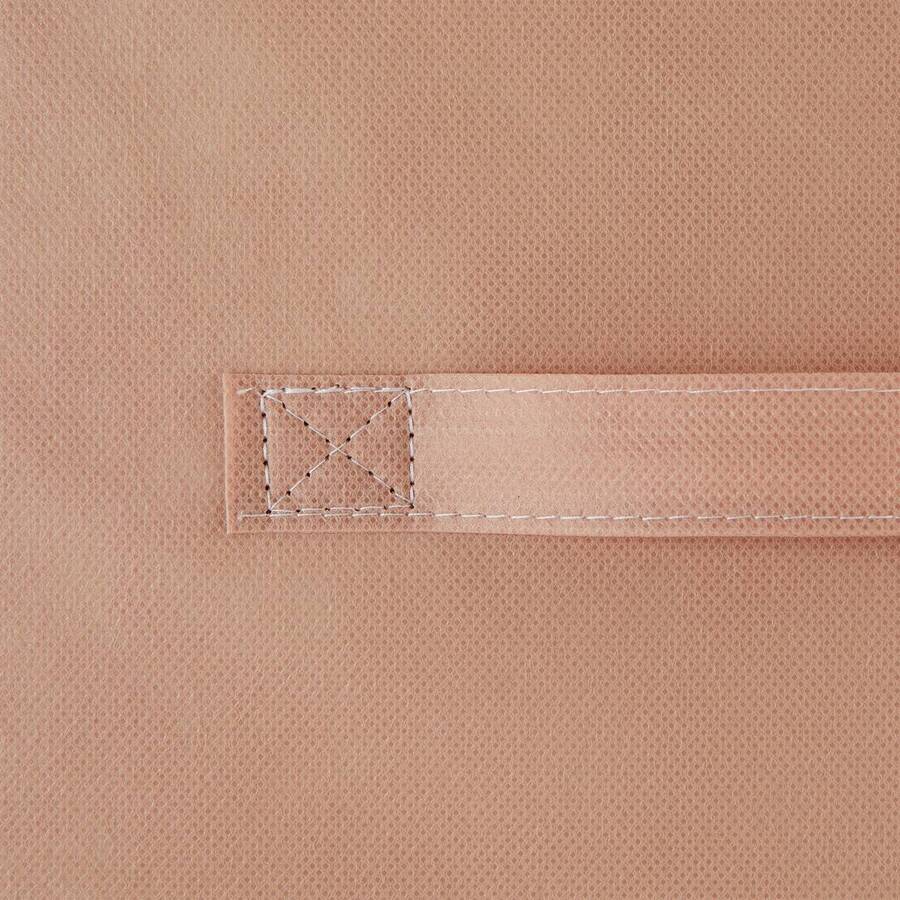 Panier tissu lanière 31x31 cm, rose blush Mix'n modul