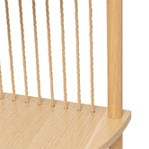 Etagère d'angle 4 niveaux, effet bois clair Kord