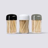 Lot de 3 boites 300 cure-dents bambou