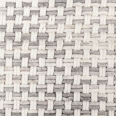 Tapis tressé, 50x75 cm, gris