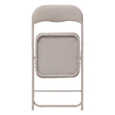 Chaise pliante, beige