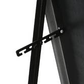 Miroir sur pied 155x35 cm, noir