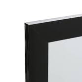 Miroir sur pied 155x35 cm, noir