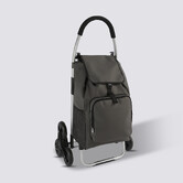 Chariot de course pliable  6 roues 36l, vert kaki 