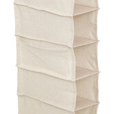 Rangement chaussures 10 cases avec panier, beige Dressy +