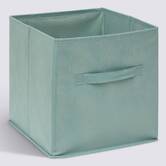Panier tissu lanière 31x31 cm, vert céladon Mix'n modul