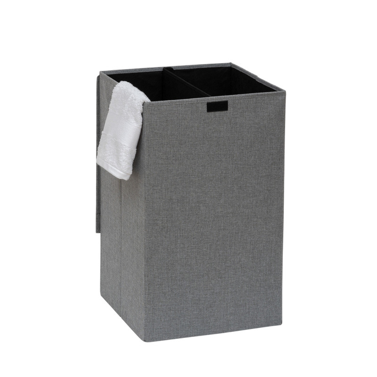 Panier à linge 74l, gris Colorama