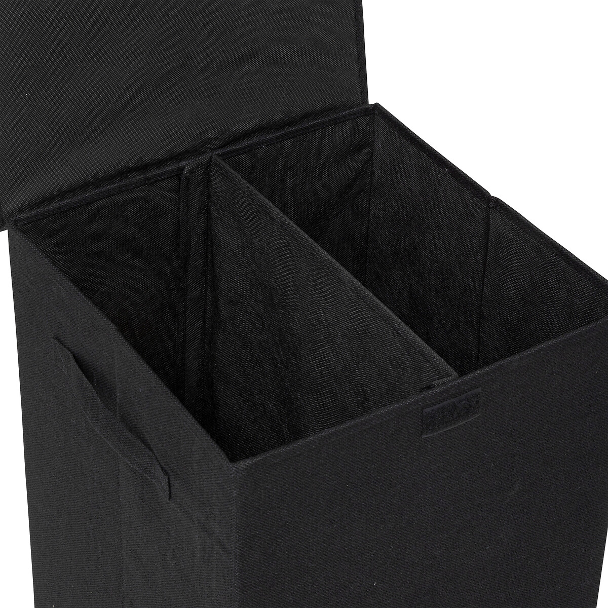 Panier à linge 74l, noir