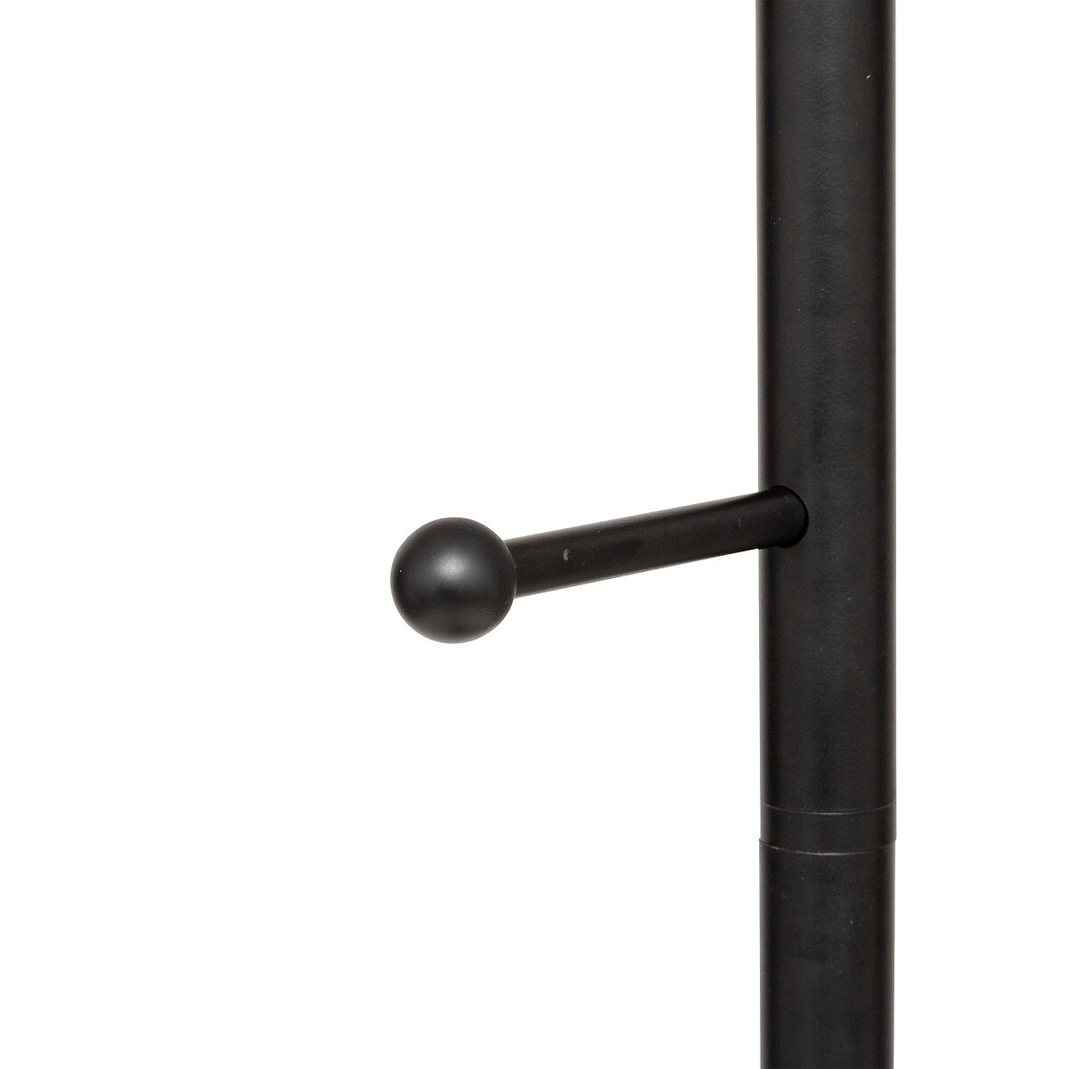Porte-manteaux 8 crochets 173cm, noir