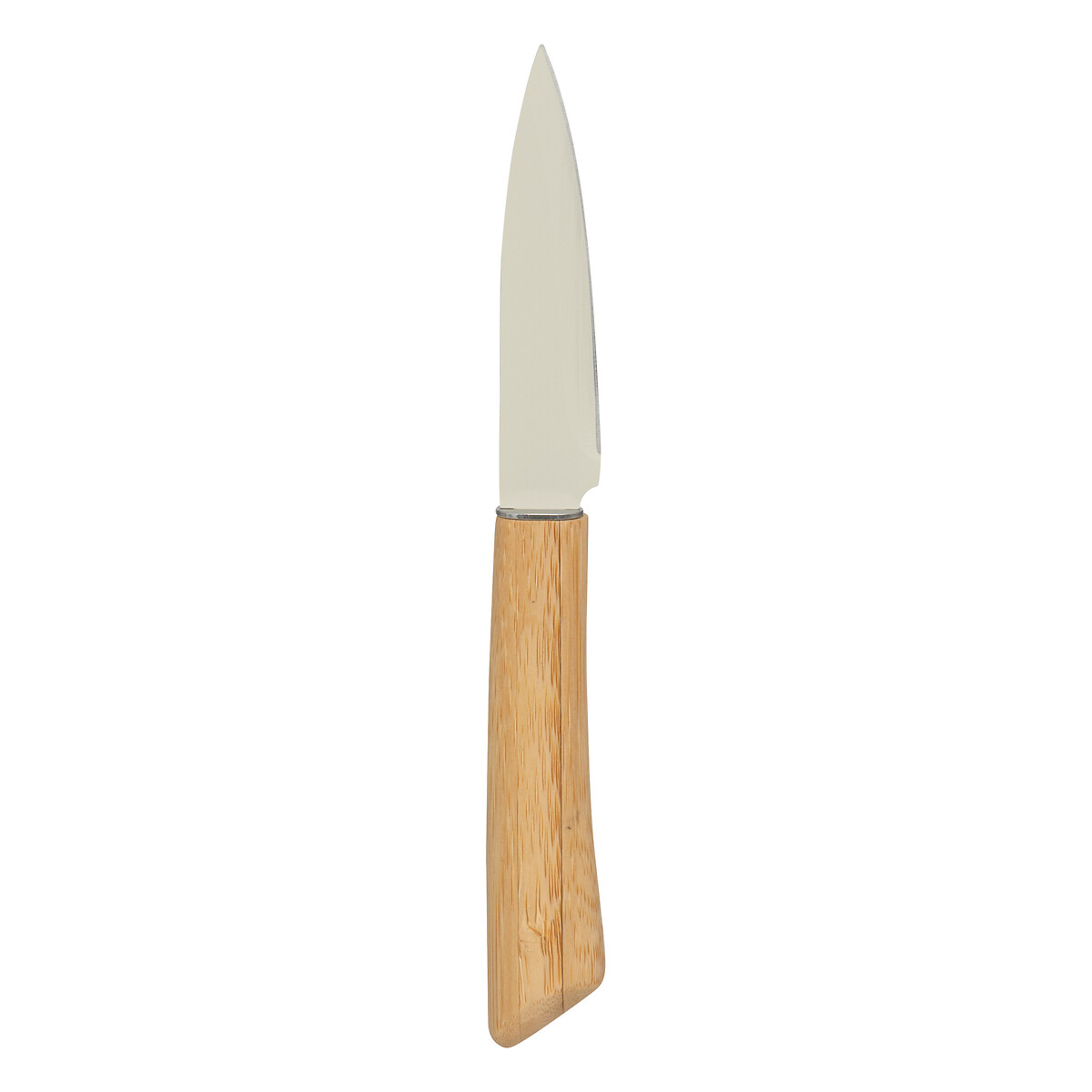 Bloc 4 couteaux et ciseaux, manche bambou