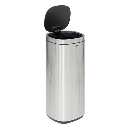 poubelle-metal-50l-avec-ouverture-pression-gris