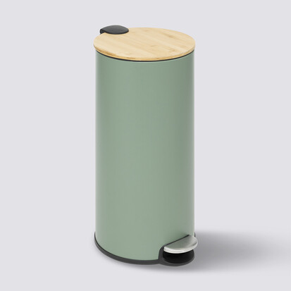 poubelle-ronde-soft-close-couvercle-bambou-30l-vert