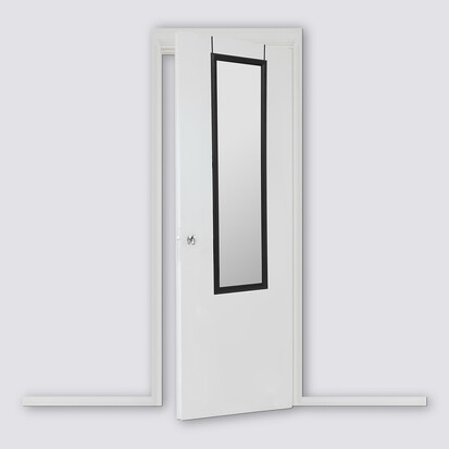 Miroir de porte 125x35 cm, bois 