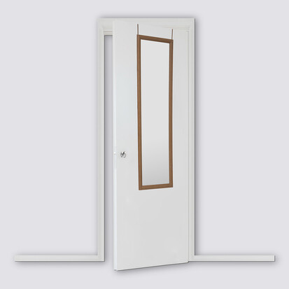 Miroir de porte 125x35 cm, bois 