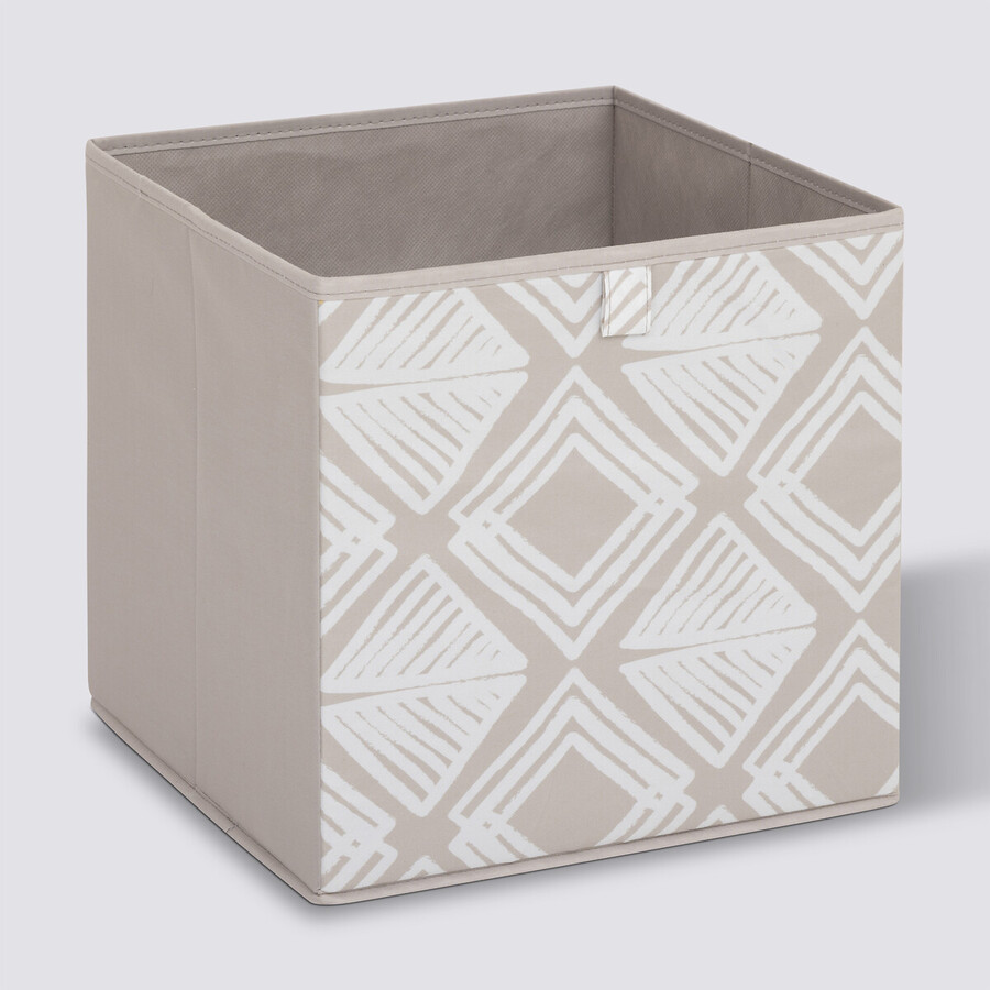 Boite de rangement 31x31 cm, beige 