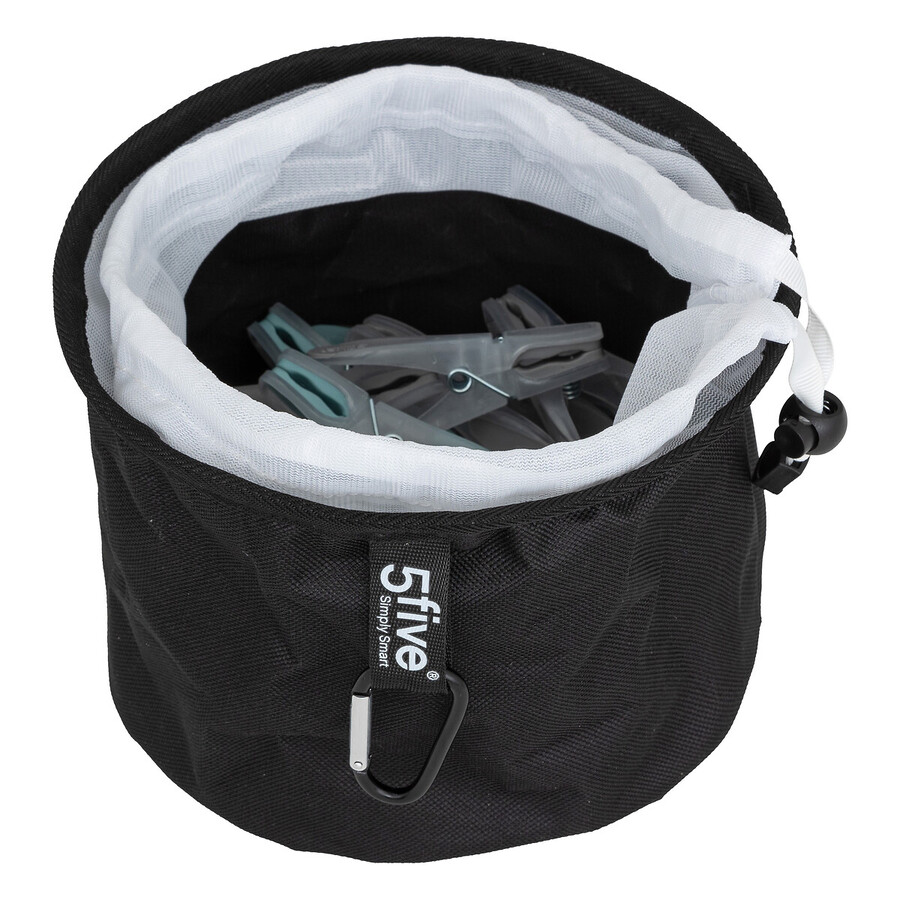 24 pinces à linge avec sac de rangement