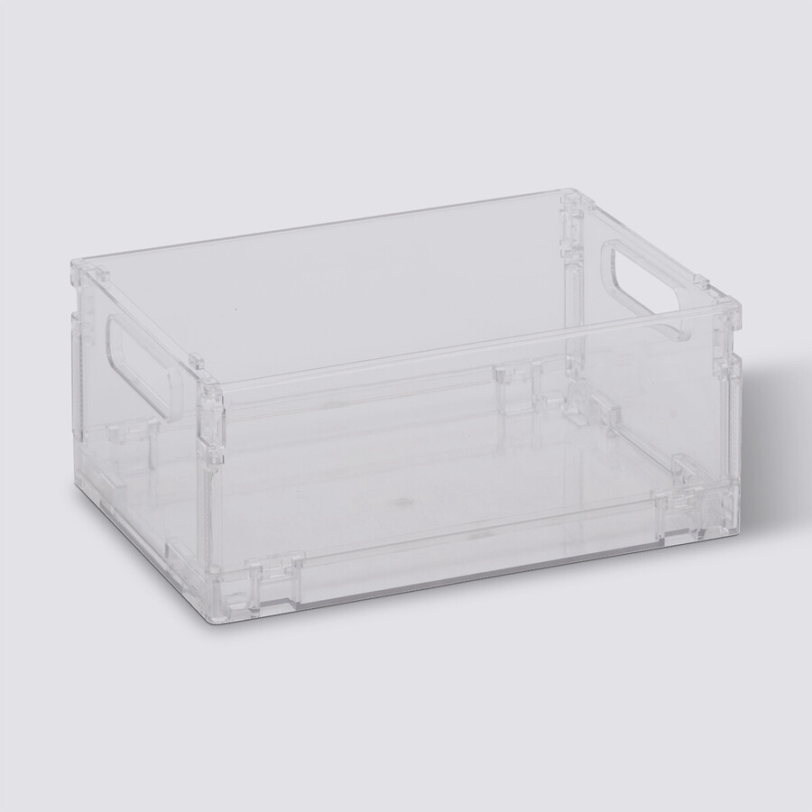 Boite de rangement pliable et empilable, 2,8l Fold'n box