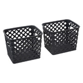 4 paniers, gris anthracite