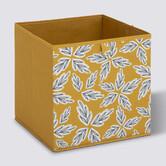 Boite de rangement 31x31 cm, jaune