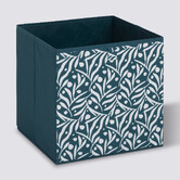 Boite de rangement 31x31 cm, bleu pétrole 