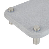 Tapis diatomite 28x11 cm, gris