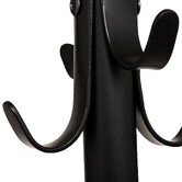 Porte-manteaux 8 crochets 175cm, noir Strongy