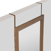 Miroir de porte 125x35 cm, bois