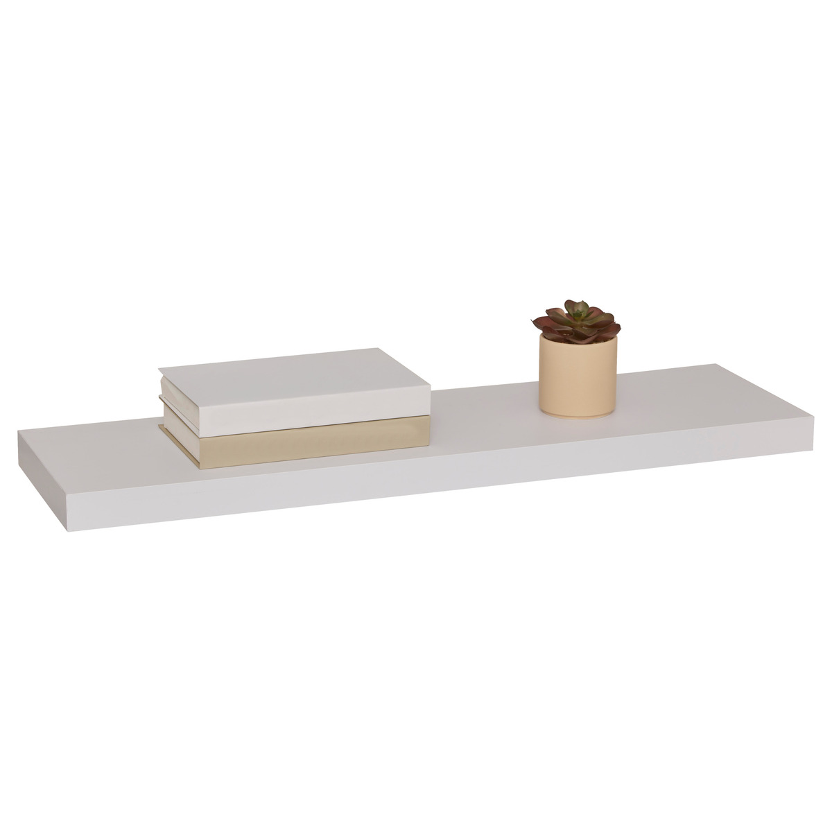 Étagère murale 80cm, blanc Fixy
