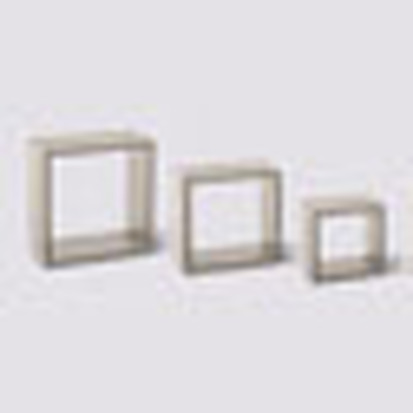 5five Simply Smart Lot De 3 Étagères Murales Cubes Chêne - Dimensions 15/20/25cm, Rangement Pratique
