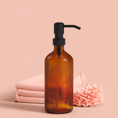 Distributeur de savon 450ml, marron 