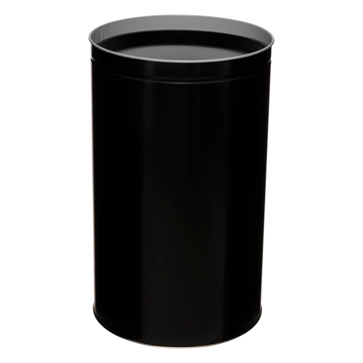 Poubelle, détecteur infra-rouge + bouton, 40 l, noir 