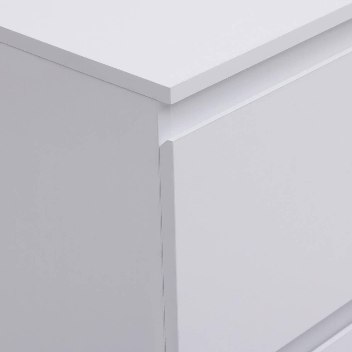 Commode 3 tiroirs, blanc
