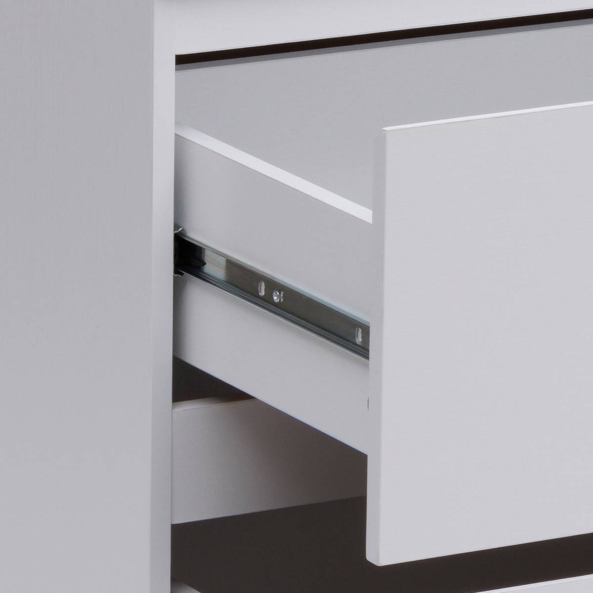 Commode 3 tiroirs, blanc